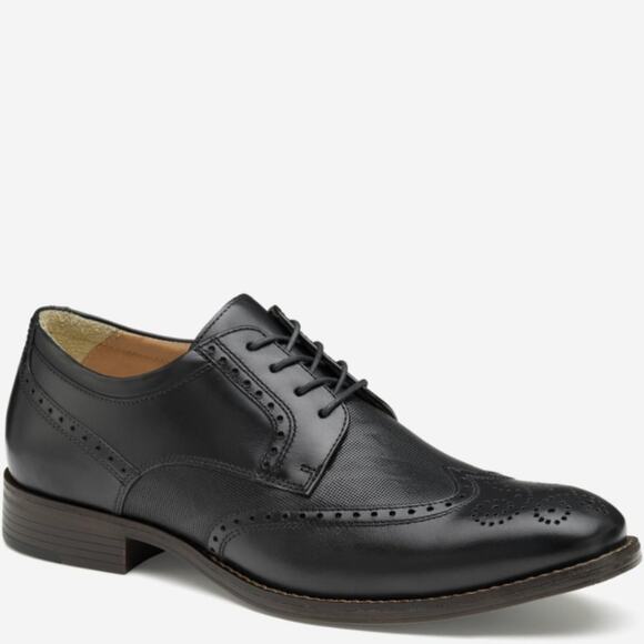 Johnston & Murphy Lewis Black Leather Wingtip Oxford Dress Shoes Men 10 main image 13